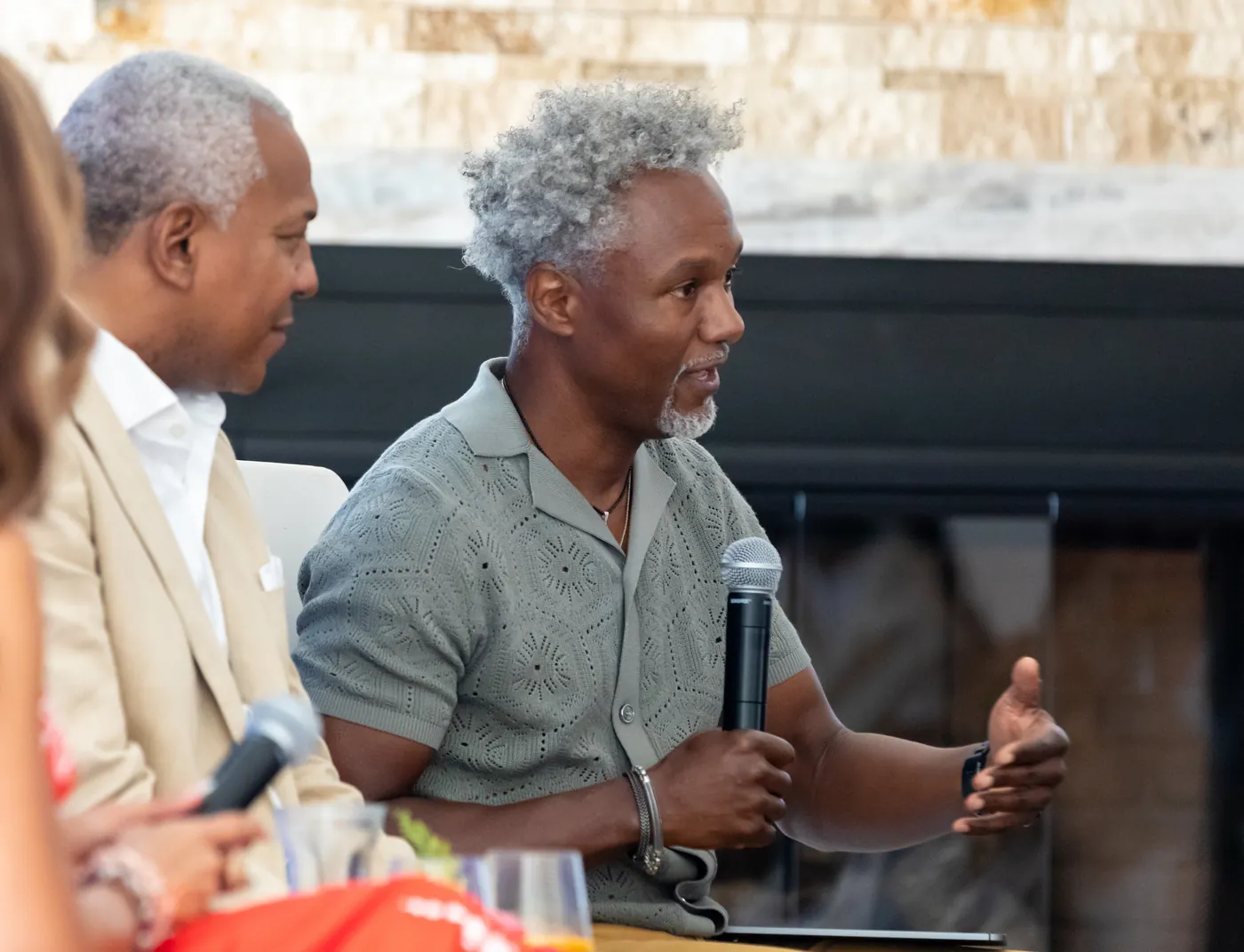 James E. Page, Jr. speaking during a panel discussion